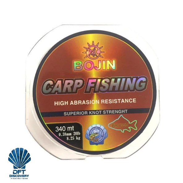 D.DFT Bojin Sazan Misinası 0.38 mm 340m Kahverengi ürün görseli 1