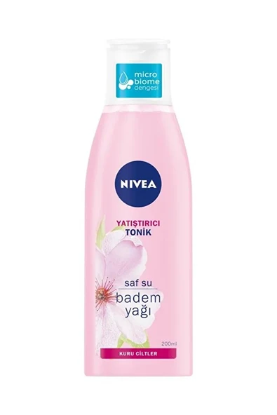 NIVEA Yatıştırıcı Tonik 200ml, Kir Ve Makyaj Kalıntılarını Temizler, Nemlendirici, Badem Yağı, Kuru Cilt ürün görseli 1