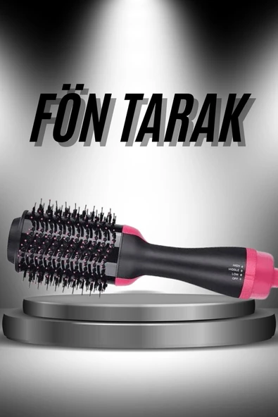Saç Şekillendirici Ve Saç Düzleştirici Fön Tarağı Tarak Fırça 1200w Saç Kurutma - Lisinya ürün görseli 1