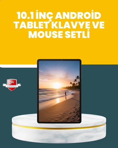 10.1 İnç IPS Ekranlı Android Tablet Bilgisayar Seti - Lisinya ürün görseli 1
