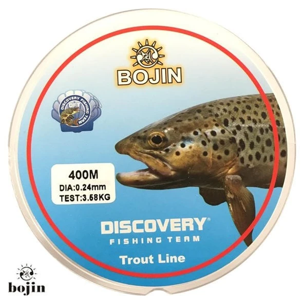 DFT Bojin  Alabalık Misinası 0.24 mm 400 m - Şeffaf ürün görseli 1