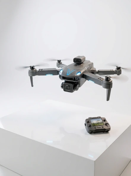 Katlanabilir Profesyonel Görünümlü Kamera Drone - Lisinya - Resim 5
