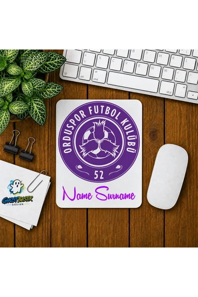 Kişiye Özel Orduspor Baskılı Oyuncu Mousepad 0163 ürün görseli 1