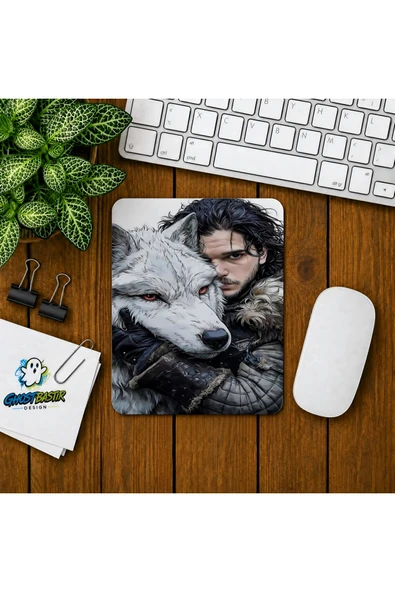 John Snow Baskılı Oyuncu Mousepad 0106 ürün görseli 1
