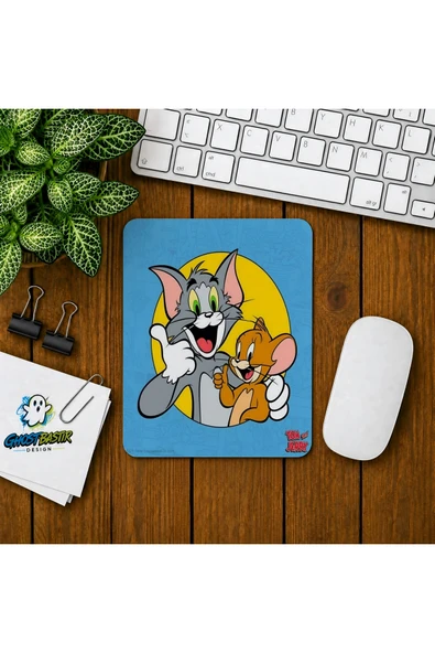 Tom ve Jerry Baskılı Oyuncu Mousepad 0325 ürün görseli 1
