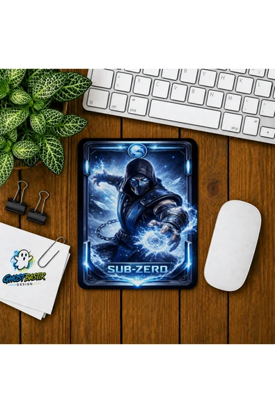 Mortal Kombat Sub Zero Baskılı Oyuncu Mousepad 0191 ürün görseli 1