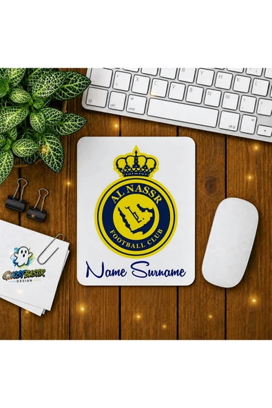 Kişiye Özel Al Nassr F.C. Baskılı Oyuncu Mousepad 0144 ürün görseli 1