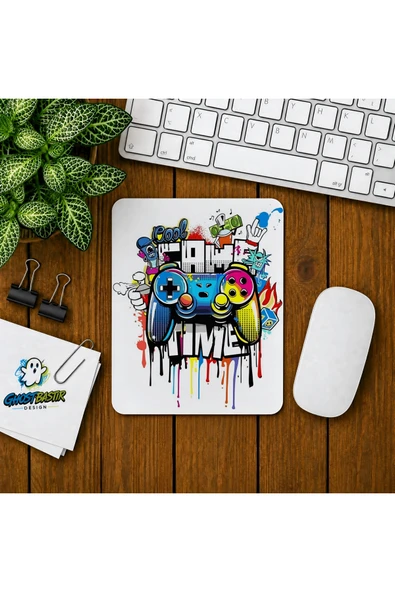 Game Time Baskılı Oyuncu Mousepad 077 ürün görseli 1