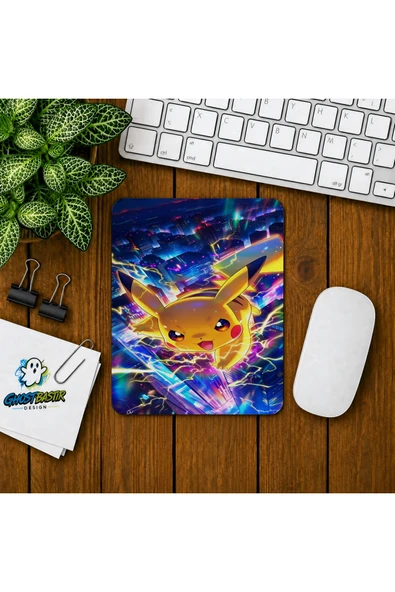 Pikachu Baskılı Oyuncu Mousepad 0233 ürün görseli 1