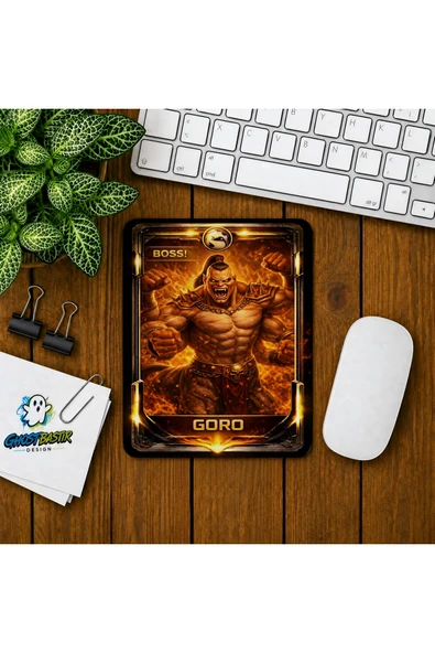 Mortal Kombat Goro Baskılı Oyuncu Mousepad 0182 ürün görseli 1
