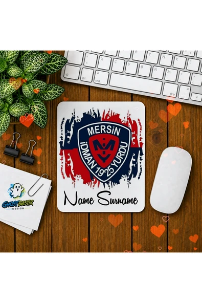 Kişiye Özel Mersin İdman Yurdu Baskılı Oyuncu Mousepad 0162 ürün görseli 1