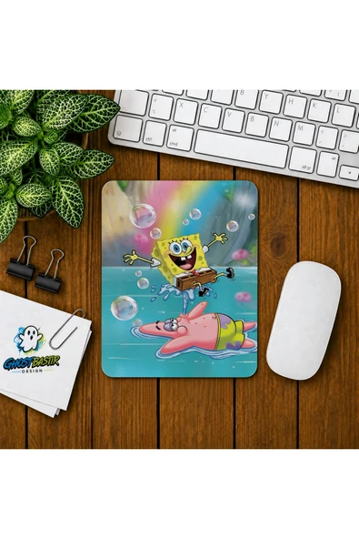 Sünger Bob Baskılı Oyuncu Mousepad 0292 ürün görseli 1