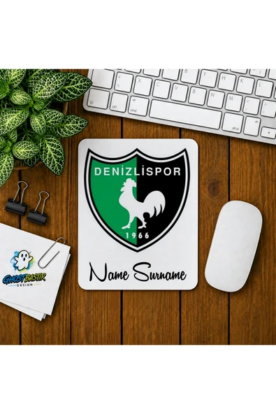 Kişiye Özel Denizlispor Baskılı Oyuncu Mousepad 0150 ürün görseli 1
