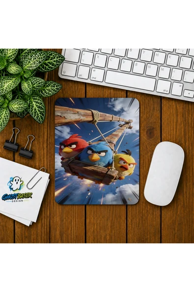 Angry Birds Baskılı Oyuncu Mousepad 011 ürün görseli 1