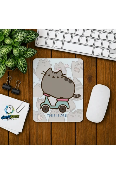 Pusheen Baskılı Oyuncu Mousepad 0248 ürün görseli 1