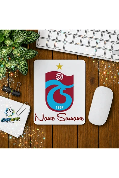 Kişiye Özel Bordo Mavi Baskılı Oyuncu Mousepad 0172 ürün görseli 1