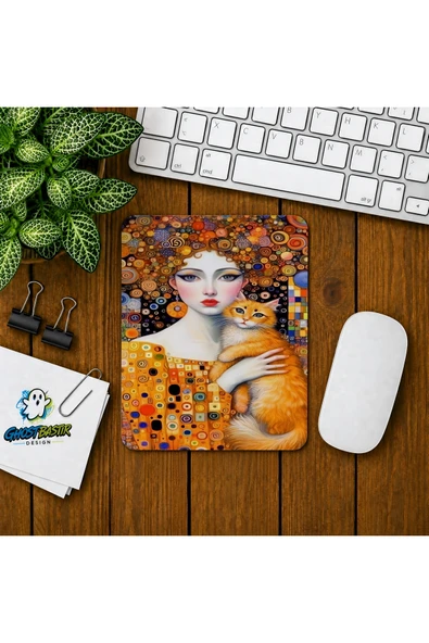 Kedi Annesi Baskılı Oyuncu Mousepad 0113 ürün görseli 1
