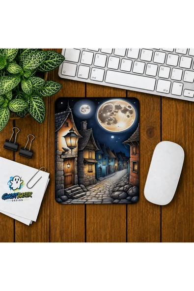 Dolunay Baskılı Oyuncu Mousepad 061 ürün görseli 1