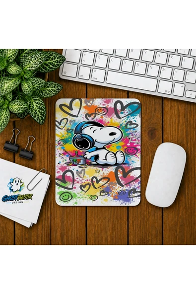 Snoopy Baskılı Oyuncu Mousepad 0277 ürün görseli 1