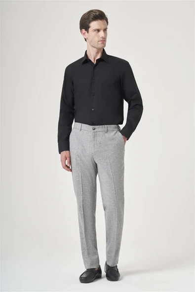 Siyah Yan Cep Comfort Fit Pamuklu Chino Pantolon 1003260167 ürün görseli 1
