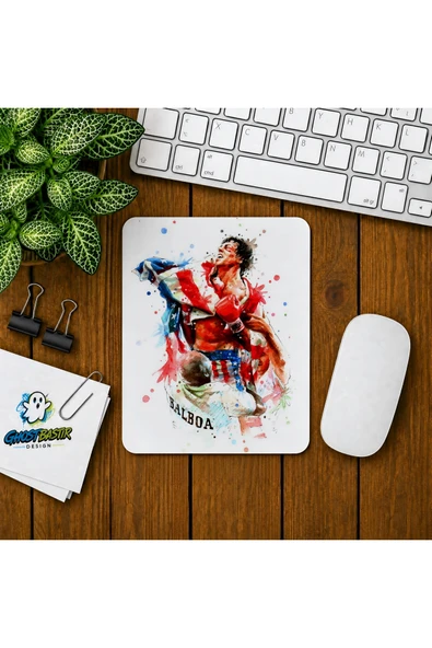 Rocky Balboa Baskılı Oyuncu Mousepad 0259 ürün görseli 1