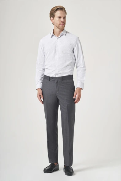 Füme Yan Cep Açık Paça Bez Ayağı Comfort Fit Pantolon 1003260160 ürün görseli 1