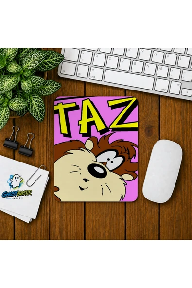 Tazmanya Canavarı Baskılı Oyuncu Mousepad 0307 ürün görseli 1