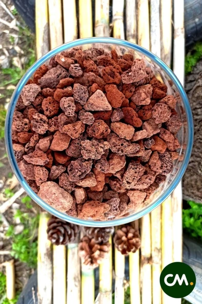 Dekoratif Bahçe Saksı Teraryum Taşı 3 Kg Pomza Taşı 1 - 2 cm ürün görseli 1