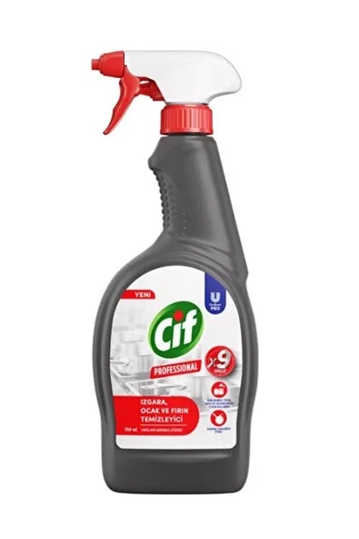 Cif Prof. Izgara Ocak ve Fırın Temizleyici Yağ Çöz 750 ml ürün görseli 1