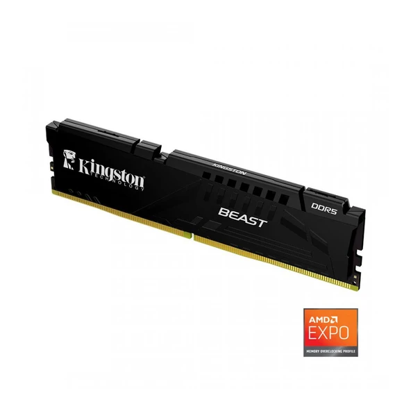 16GB DDR5 6000MHz CL30 KF560C30BBE-16TR KINGSTON BEAST 1x16G ürün görseli 1