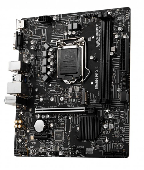 MSI Intel Rocket Lake M.2 DDR4 İntel B560M PRO-E Micro ATX Anakart Outlet - Resim 4
