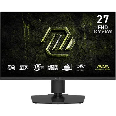 MSI MAG 272PF X24 27" 0.5 ms Full HD Pivot IPS 240 Hz Oyuncu Monitörü ürün görseli 1