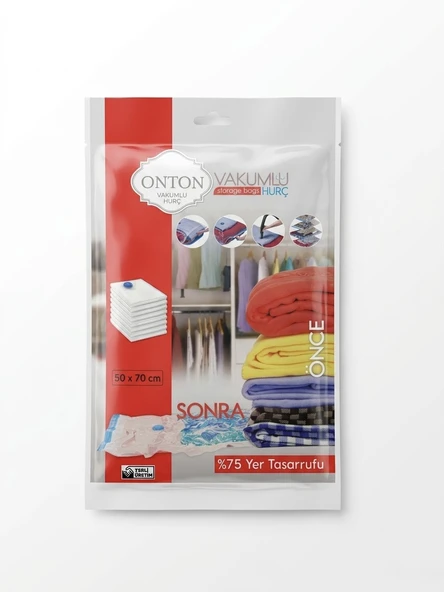 Onton Vakumlu Hurç Vakum Poşeti 50 x 70 ürün görseli 1