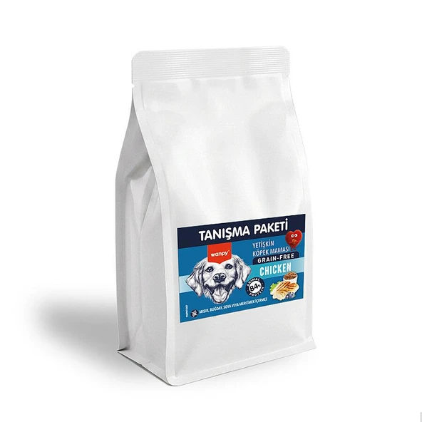 Wanpy Tahılsız Tavuklu Yetişkin Köpek Maması 500 gr ürün görseli 1