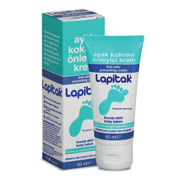 Lapitak Ayak Kokusu Önleyici Krem 60ml ürün görseli 1