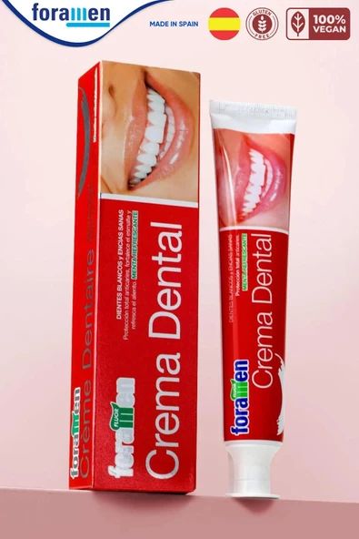 Foramen Diş Mineleri İçin Nane Aromalı Beyazlatıcı VEGAN Diş Macunu ürün görseli 1