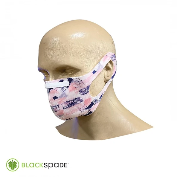 BLACKSPADE Unisex Koruyucu Maske Fırça Desen ürün görseli 1