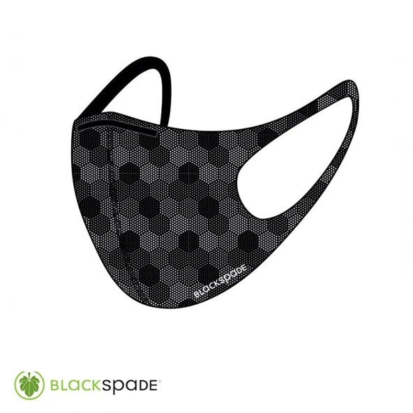 BLACKSPADE Unisex Koruyucu Maske Dağınık Desen ürün görseli 1