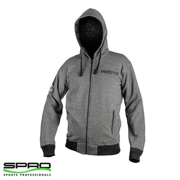 SPRO FreeStyle Gri X BK Kapüşonlu - M ürün görseli 1