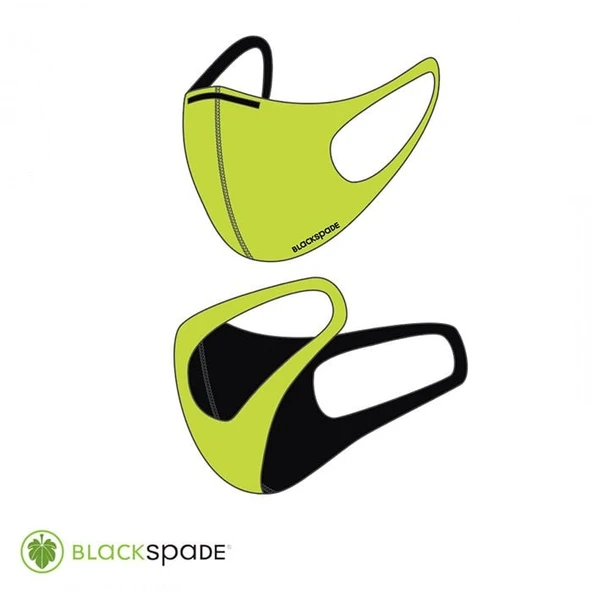 BLACKSPADE Unisex Koruyucu Maske Limon ürün görseli 1