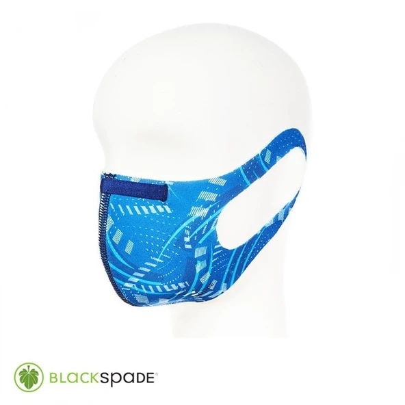 BLACKSPADE Unisex Koruyucu Maske Işık Desen ürün görseli 1