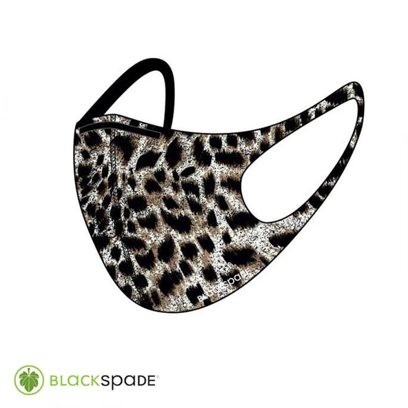 BLACKSPADE Unisex Koruyucu Maske Leopar ürün görseli 1