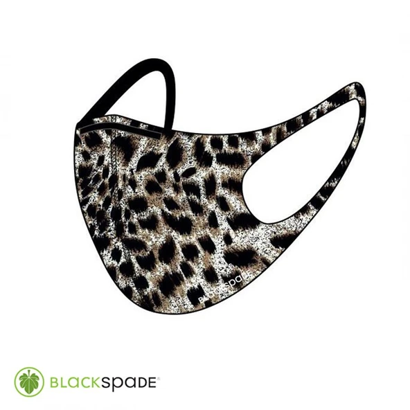 BLACKSPADE Unisex Koruyucu Maske Leopar ürün görseli 1