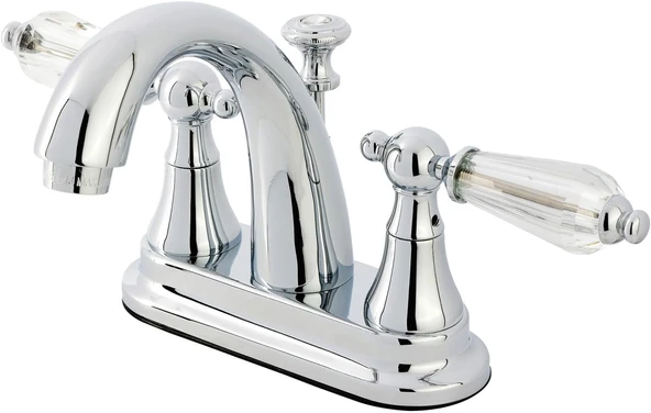 Brass Ks7611Wll Wilshire 10,6 Cm Merkezli Lavabo Musluğu, Pirinç Açılır Kaplı, Krom, 10,16 Cm Musluk Erişimi ürün görseli 1