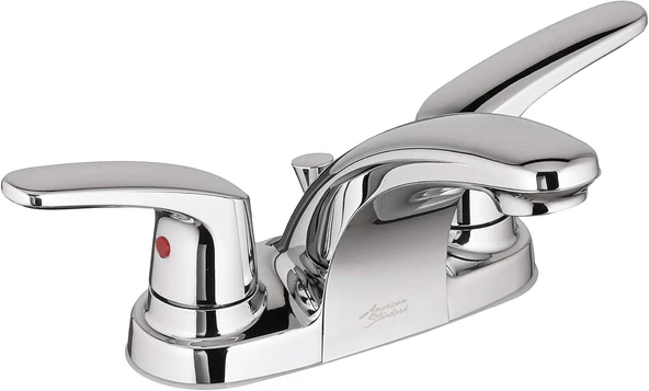 American Standard 7075200.002 Colony İki Saplı Centerset Banyo Bataryası, 1.2 Gpm, Parlak Krom ürün görseli 1