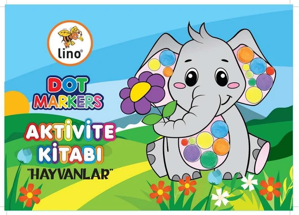 Lino Dot Markers Boyama Kitabı Hayvanlar ürün görseli 1