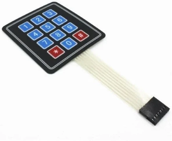 Sanec 4X3 Membran Keypad ürün görseli 1