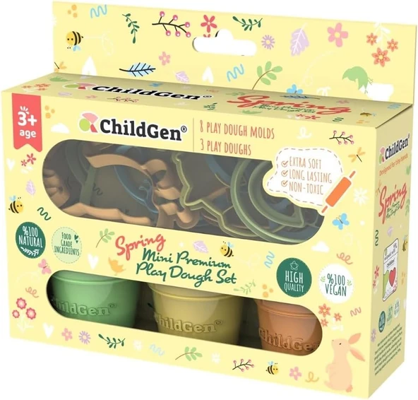 Doğal Oyun Hamuru Spring Set ürün görseli 1