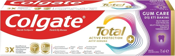 Total Aktif Koruma Eti Bakımı Macunu 75 Ml ürün görseli 1