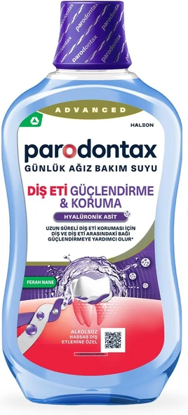 Parodontax Eti Güçlendirme Koruma Ağız Bakım Suyu Ferah Nane 500 Ml ürün görseli 1